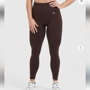 Gymshark size extra small brown athletic tights style 2.0